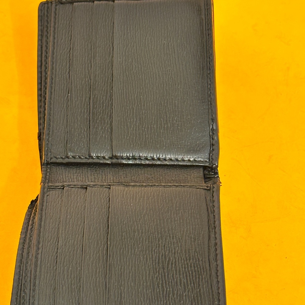 Gucci Mans wallet Black Mamab Black leather box quality and soft leather from GG - Picture 7 of 15